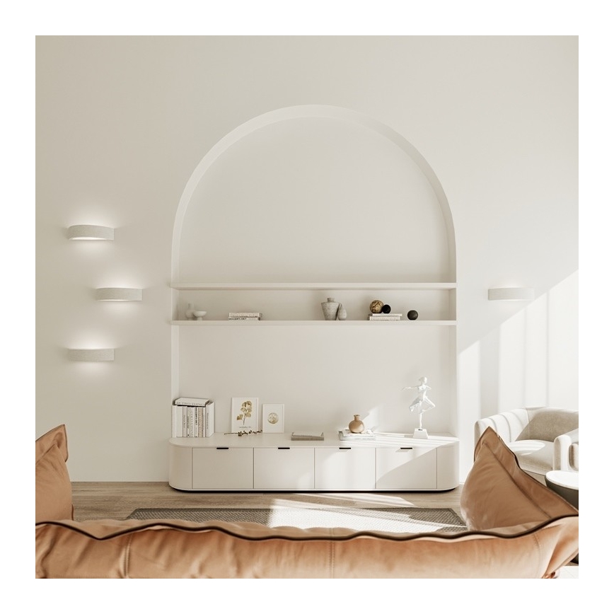 Applique murale ATENA 1xE27/60W/230V 40,5 cm blanc