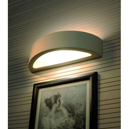 Applique murale ATENA 1xE27/60W/230V 40,5 cm blanc