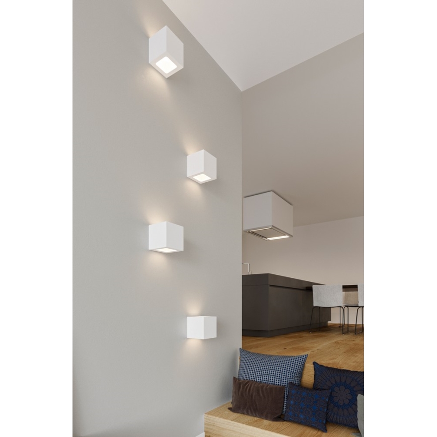 Sollux SL.0005 - Applique LEO 1xE27/60W/230V bianca