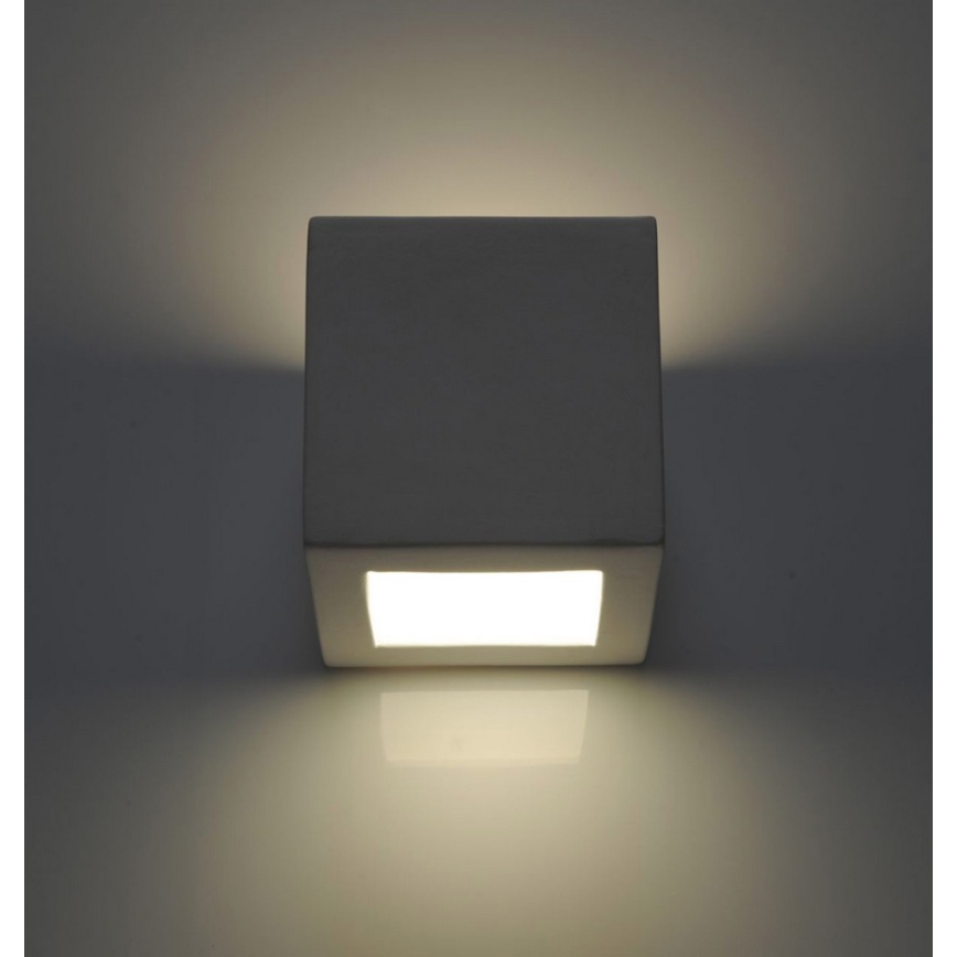 Applique LEO 1xE27/60W/230V bianco