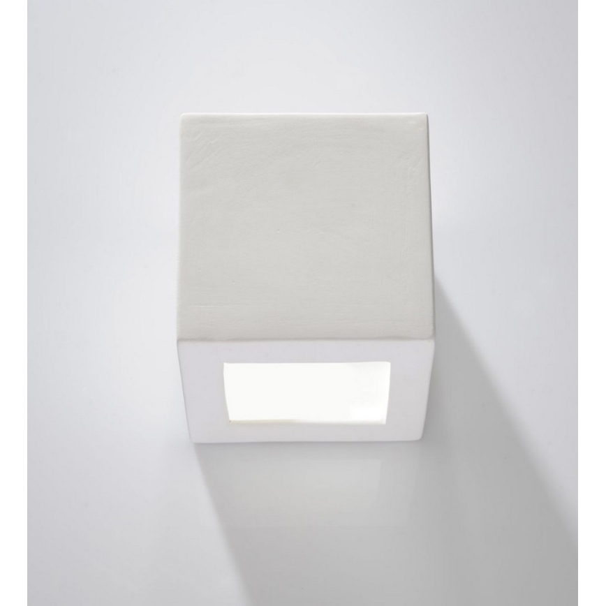 Applique LEO 1xE27/60W/230V bianco
