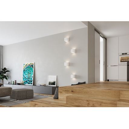 Sollux SL.0005 - Wandleuchte LEO 1xE27/60W/230V weiß