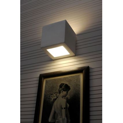 Sollux SL.0005 - Wandleuchte LEO 1xE27/60W/230V weiß