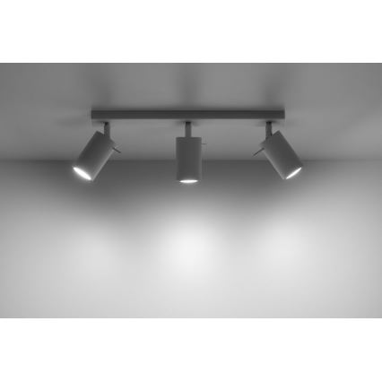 Spot RING 3 3xGU10/10W/230V blanc