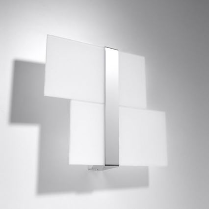 Applique MASSIMO 2xG9/40W/230V bianco/cromo lucido
