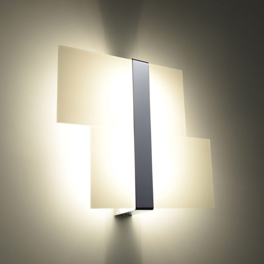 Applique MASSIMO 2xG9/40W/230V bianco/cromo lucido