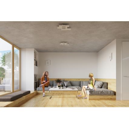 Applique FABIANO 2xE27/60W/230V bianco/cromo lucido