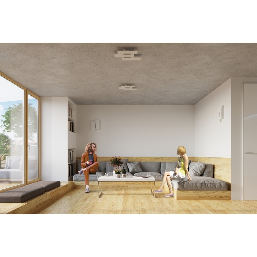 Applique FABIANO 2xE27/60W/230V bianco/cromo lucido