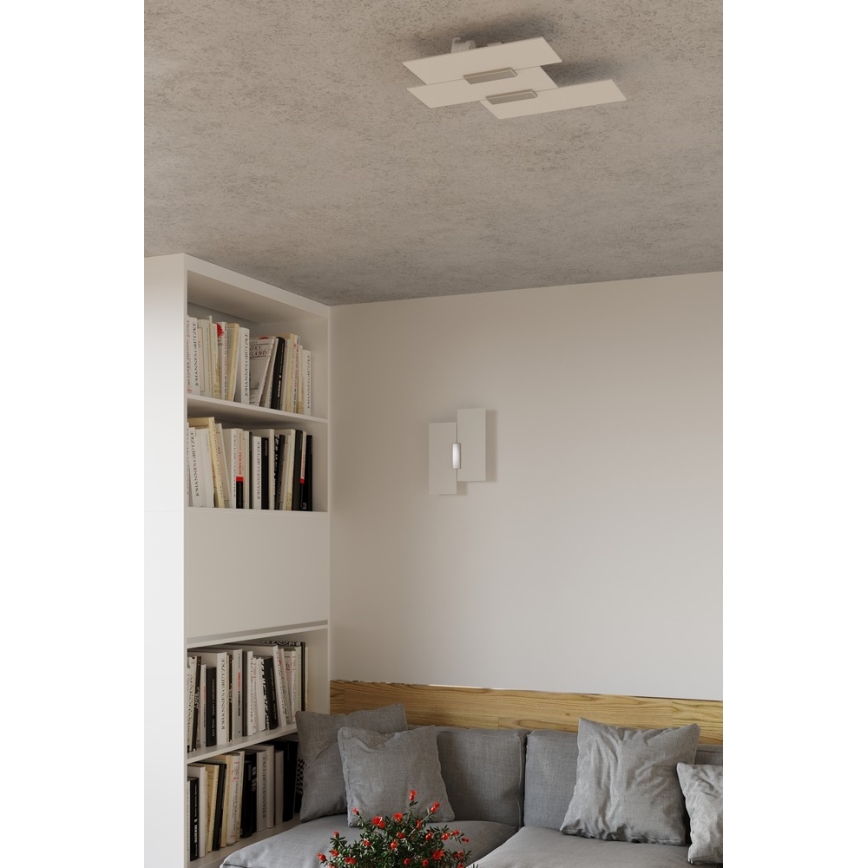 Applique FABIANO 2xE27/60W/230V bianco/cromo lucido