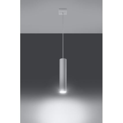 Lampadario a sospensione con filo LAGOS 1 1xGU10/10W/230V bianco