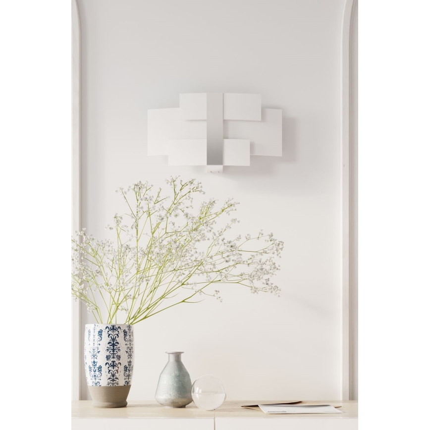 Applique CELIA 2xG9/40W/230V cromo lucido/bianco