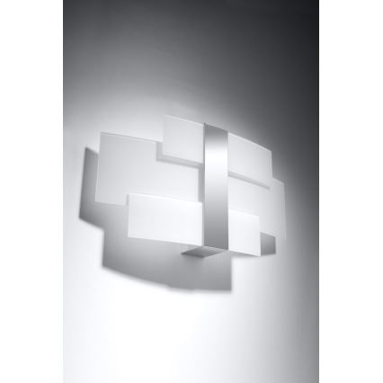 Applique CELIA 2xG9/40W/230V cromo lucido/bianco