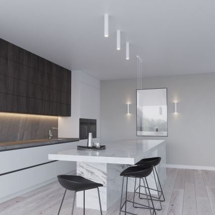 Sollux SL.0435 - Plafoniera LAGOS 1xGU10/40W/230V bianco
