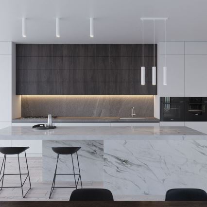 Sollux SL.0435 - Plafoniera LAGOS 1xGU10/40W/230V bianco