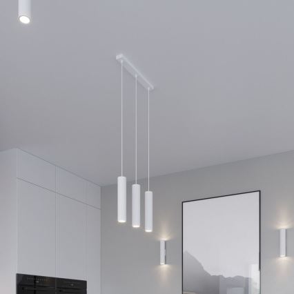 Sollux SL.0435 - Plafoniera LAGOS 1xGU10/40W/230V bianco