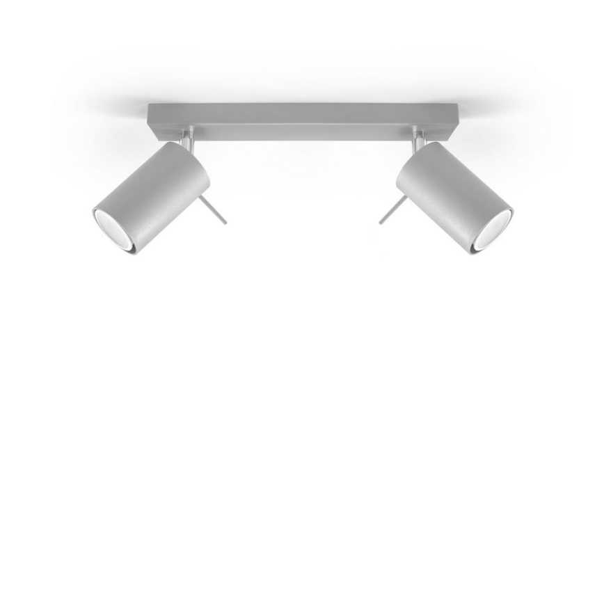 Faretto da binario RING 2xGU10/10W/230V