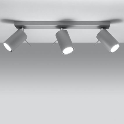 Spot de plafond RING 3xGU10/10W/230V