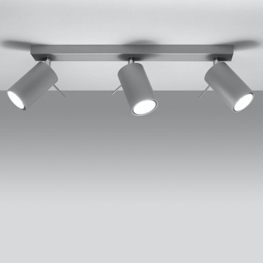 Spot de plafond RING 3xGU10/10W/230V