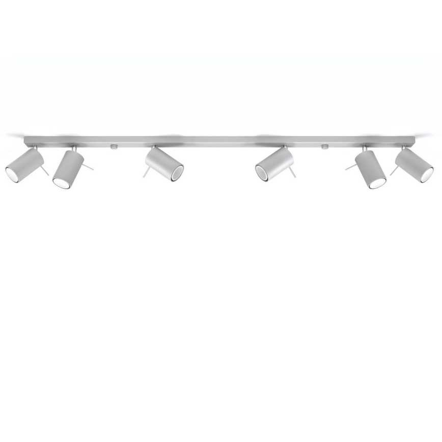 Spot de plafond RING 6xGU10/10W/230V