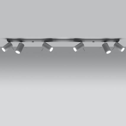 Spot de plafond RING 6xGU10/10W/230V
