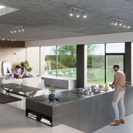 Wandleuchte MERIDA 1xGU10/40W/230V grau