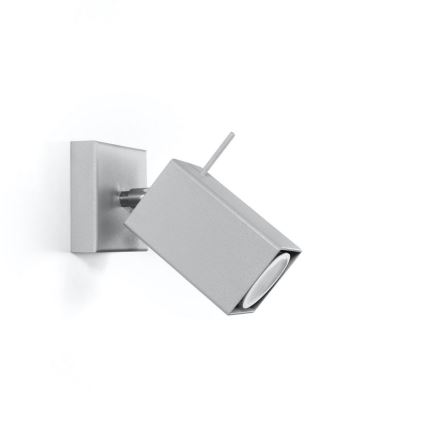 Wandleuchte MERIDA 1xGU10/40W/230V grau