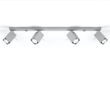 Punktstrahler MERIDA 4xGU10/40W/230V grau