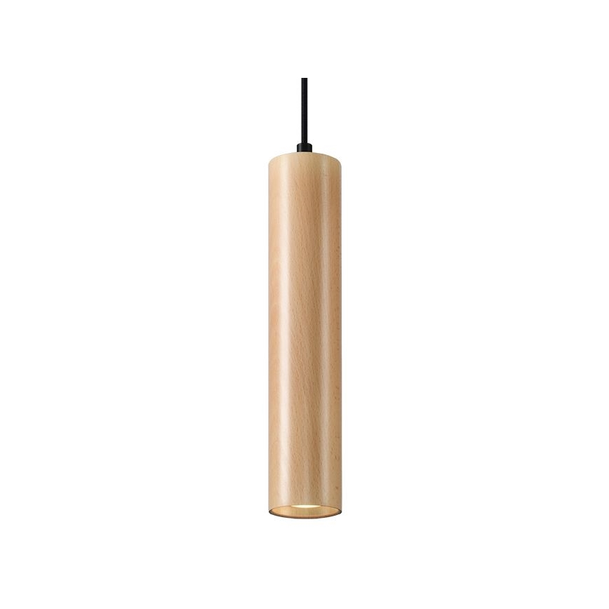 Suspension filaire LINO 1xGU10/40W/230V hêtre