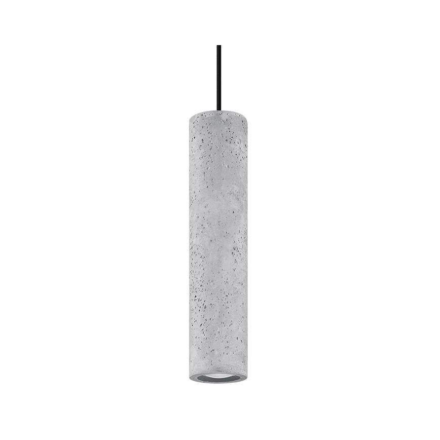 Suspension filaire LUVO 1xGU10/40W/230V béton/noir