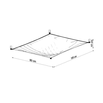 Plafoniera LED LUNA 2xG13/8,5W/230V 80x105 cm bianca
