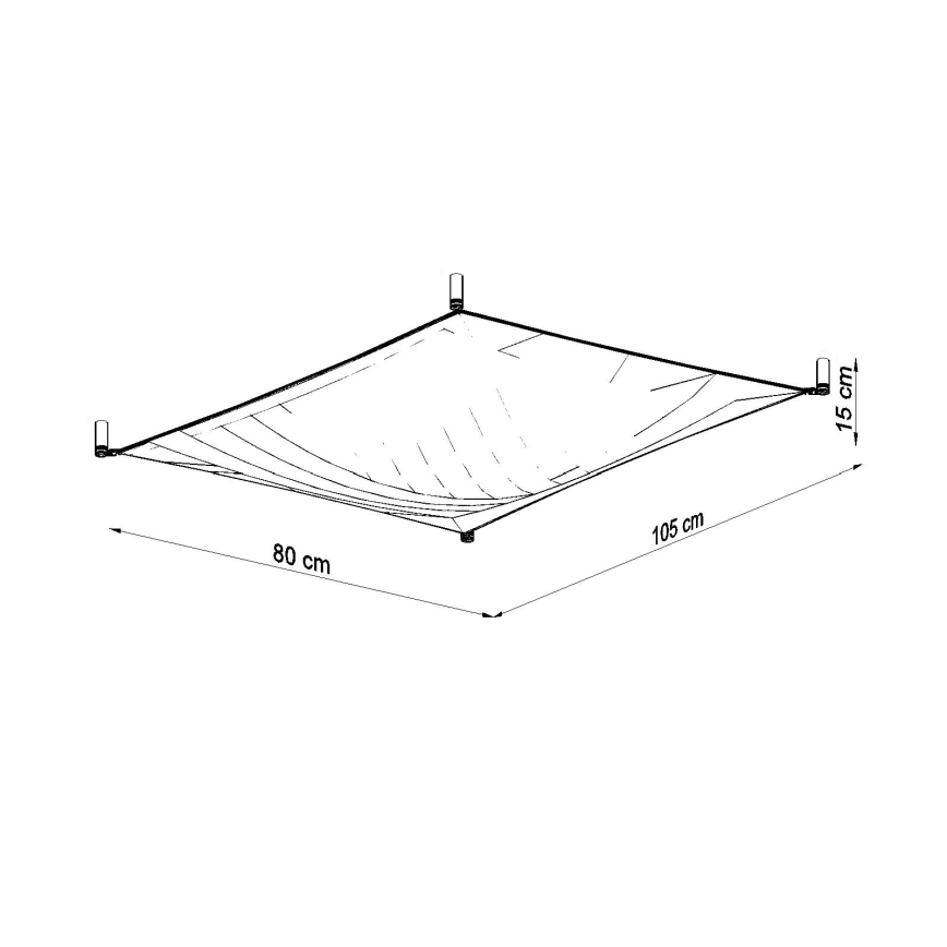 Plafoniera LED LUNA 2xG13/8,5W/230V 80x105 cm bianca