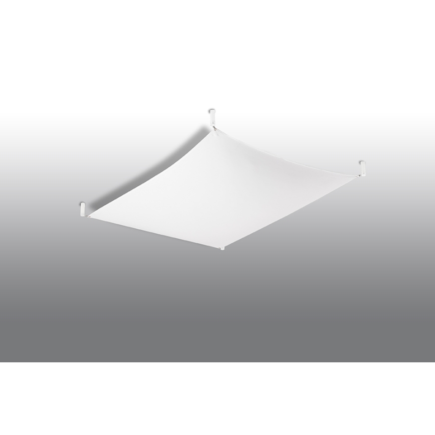 Plafonnier LED LUNA 2xG13/8,5W/230V 80x105 cm blanc