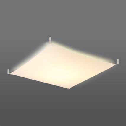 Plafoniera LED LUNA 4xG13/8,5W/230V 105x105 cm bianca