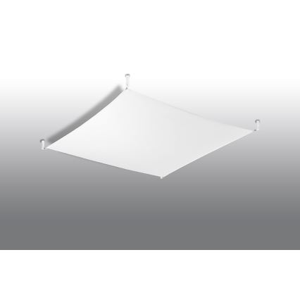 Plafoniera LED LUNA 4xG13/8,5W/230V 105x105 cm bianca