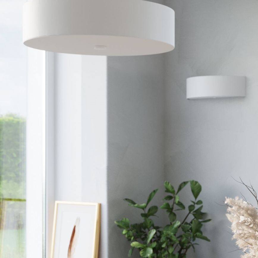 Plafoniera SKALA 3xE27/60W/230V diametro 30 cm bianco
