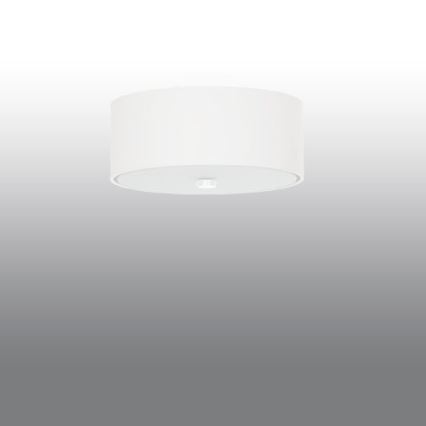 Plafoniera SKALA 3xE27/60W/230V diametro 30 cm bianco
