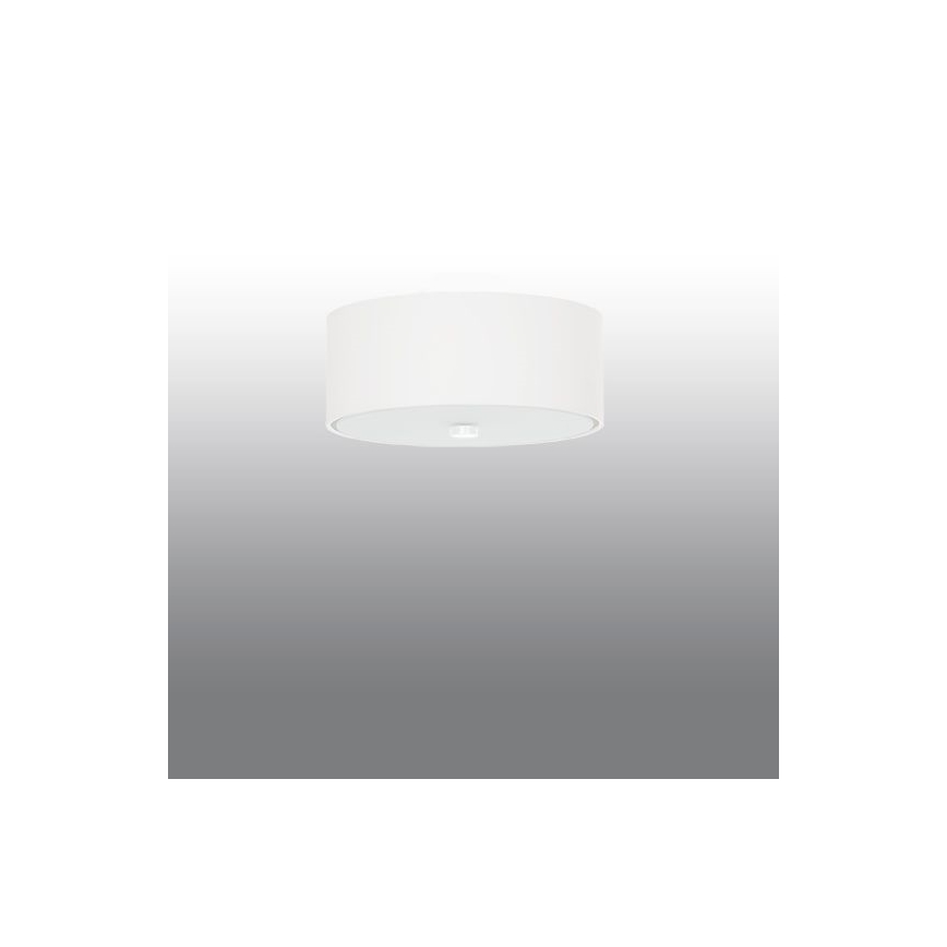 Plafoniera SKALA 3xE27/60W/230V diametro 30 cm bianco