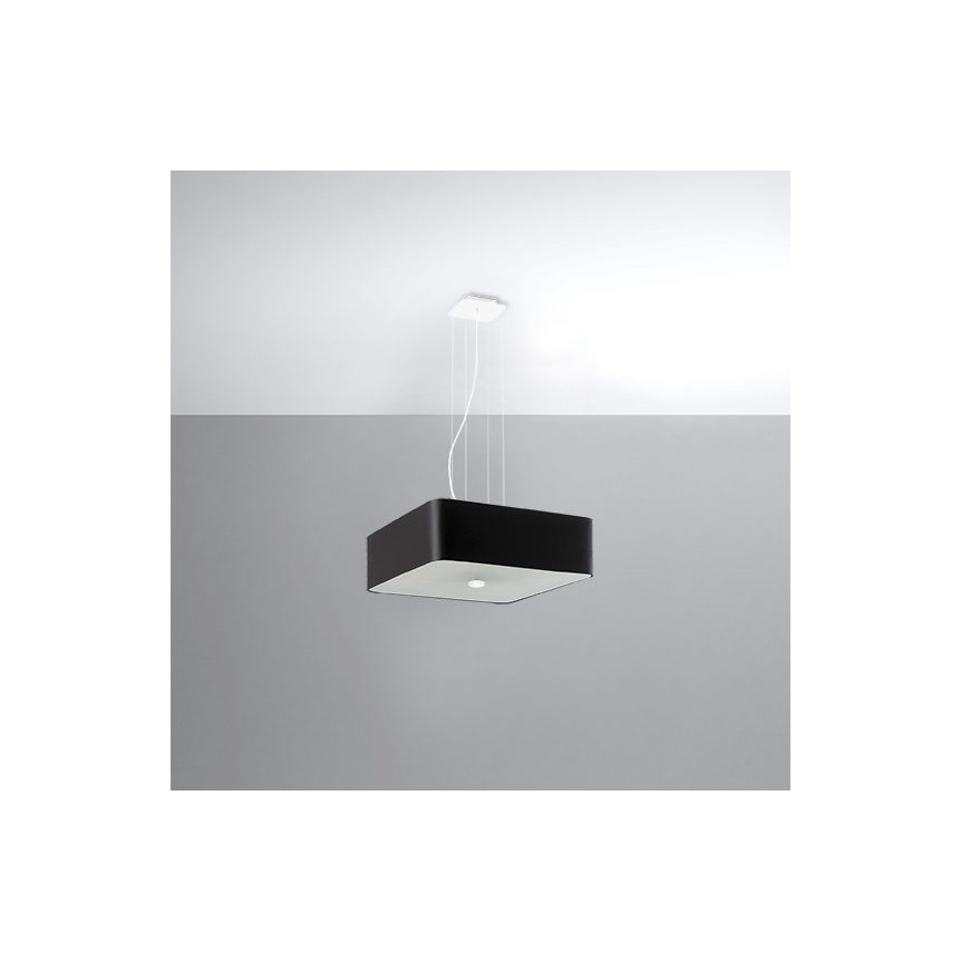 Suspension filaire LOKKO 5xE27/60W/230V 45 cm noire