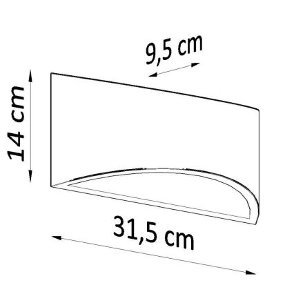 Applique VIXEN 1xG9/40W/230V