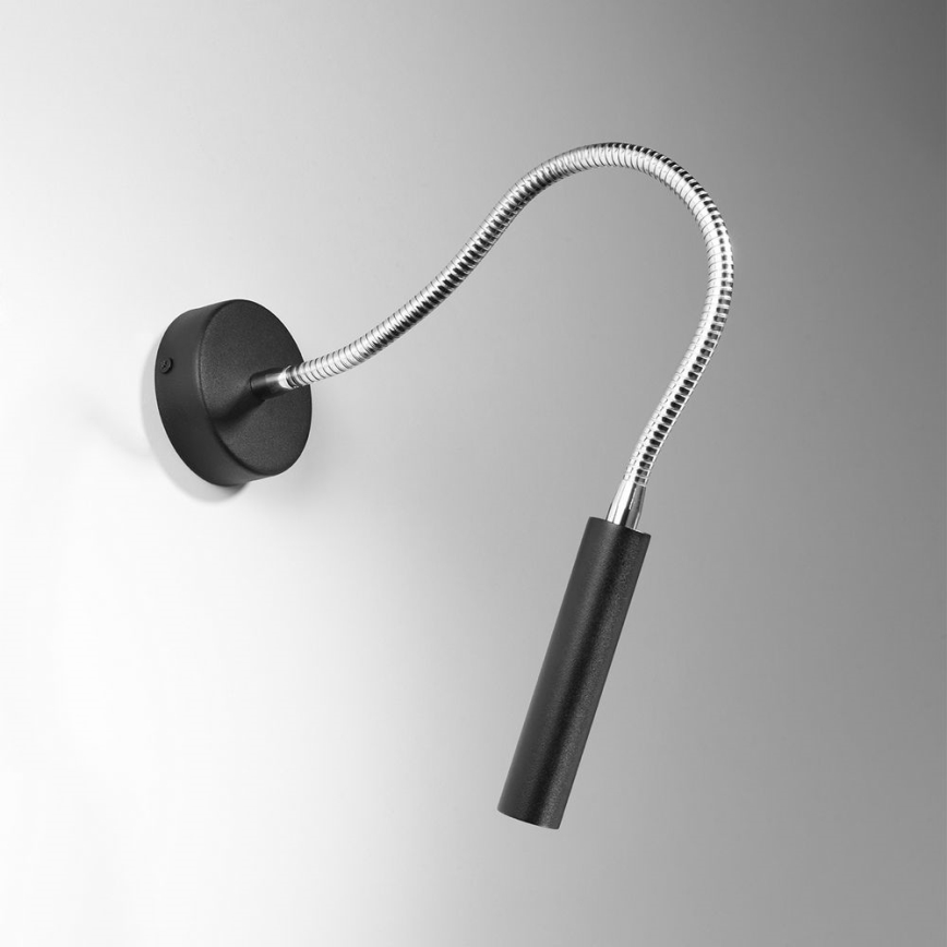 Kleine und flexible Leuchte AXIL 1xG9/12W/230V schwarz