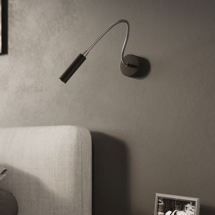 Petite lampe flexible AXIL 1xG9/12W/230V noir