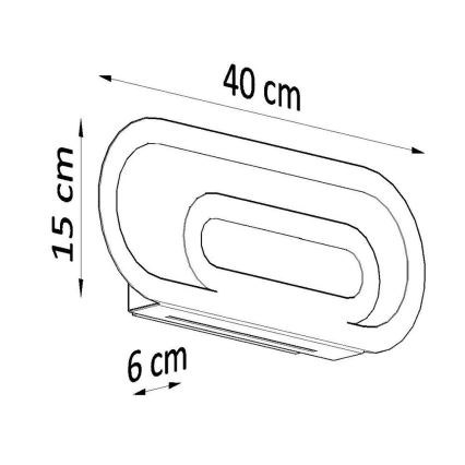 Wandleuchte SACCON 2xG9/40W/230V