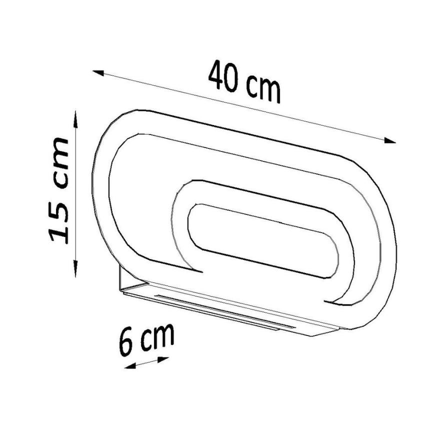 Wandleuchte SACCON 2xG9/40W/230V