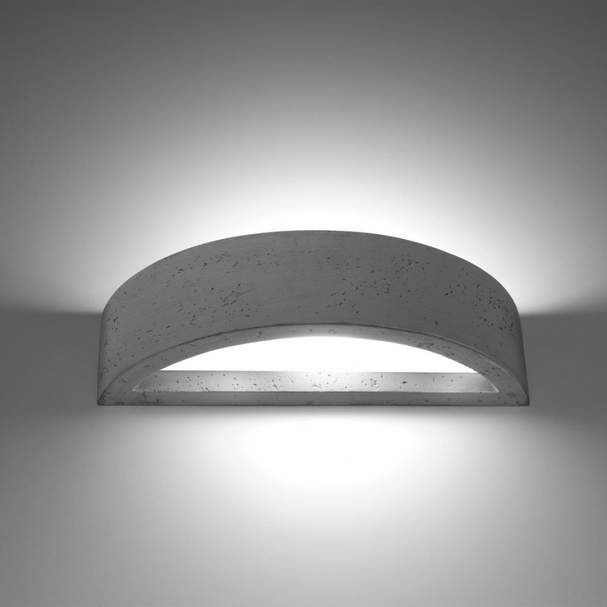 Applique murale ATENA 1xE27/60W/230V béton