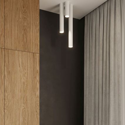Faretto LAGOS 1xGU10/10W/230V 10 cm bianco
