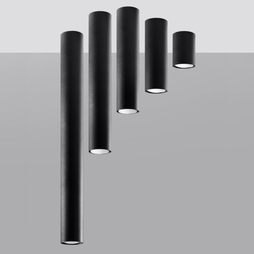 Spot LAGOS 1xGU10/10W/230V 40 cm noir