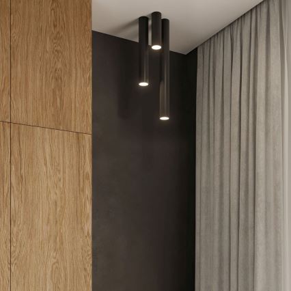 Faretto LAGOS 1xGU10/10W/230V 60 cm nero