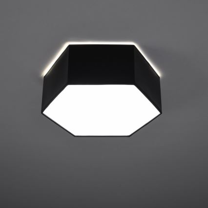 Plafoniera SUNDE 2xE27/60W/230V 11,5 cm nera