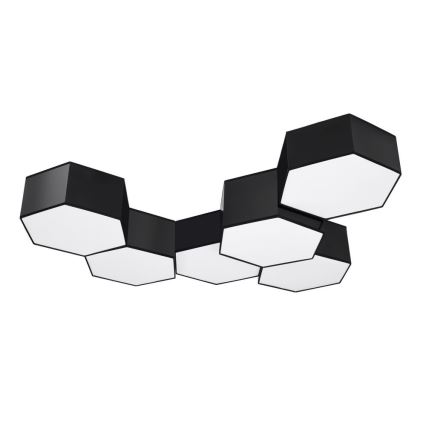Plafoniera SUNDE 2xE27/60W/230V 11,5 cm nera