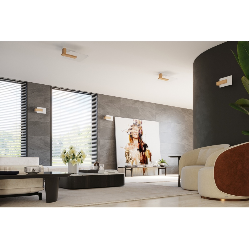 Deckenleuchte LAPPO 2xE27/15W/230V, beige